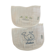 Yếm cho bé vải muslin êm ái cho bé